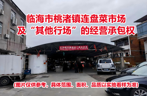 临海市桃渚镇连盘菜市场及“其他行场”的经营承包权